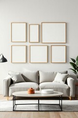 Fototapeta premium modern living room with sofa