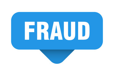 FRAUD button, banner