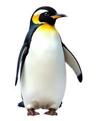 Fototapeta premium Penguin transparent image. Ai generated