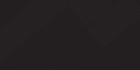 Obraz premium Black and white abstract stripes line background for backdrop or presentation. Abstract vector high tech parallel wave line elegant black striped diagonal line technology concept web texture.