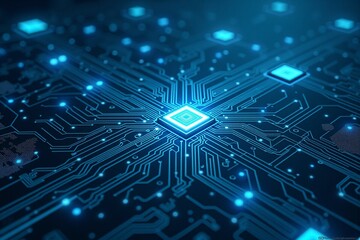 Digital Blueprint Scene