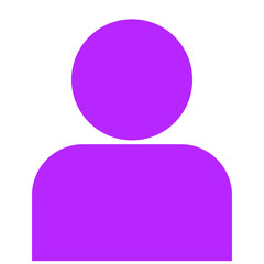 purple silhouette person icon