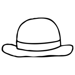Drawn hat icon