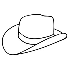 Drawn hat icon