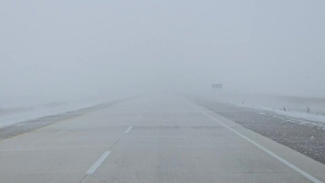 Winter Storm In Manitoba
