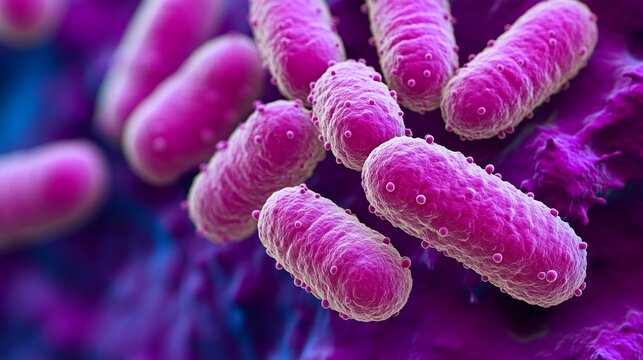 3D illustration of Neisseria gonorrhoeae bacteria.