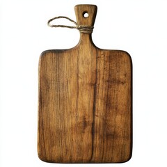 Fototapeta premium Crafted wooden cutting board for kitchen use, ideal for food preparation and presentation