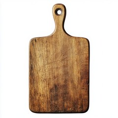 Fototapeta premium Crafted wooden cutting board for kitchen use, ideal for food preparation and presentation