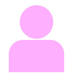 light purple silhouette person icon
