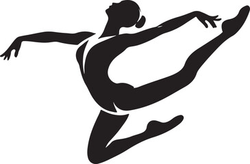 Synchronized swimmers silhouette vector, Synchronized swimmers vector illustration