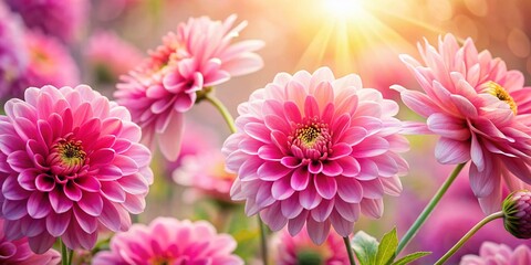 Fototapeta premium Pink Flower Wallpapers: Stunning Candid Photos of Blooming Flowers