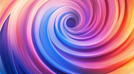 Obraz premium Vibrant Radial Gradient with Soft Color Blends