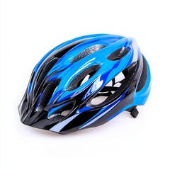 Fototapeta premium Isolated Bicycle Helmet on White Background