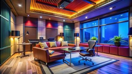 Podcast Studio Design: Modern Architectural Photography for Hosting Professionals