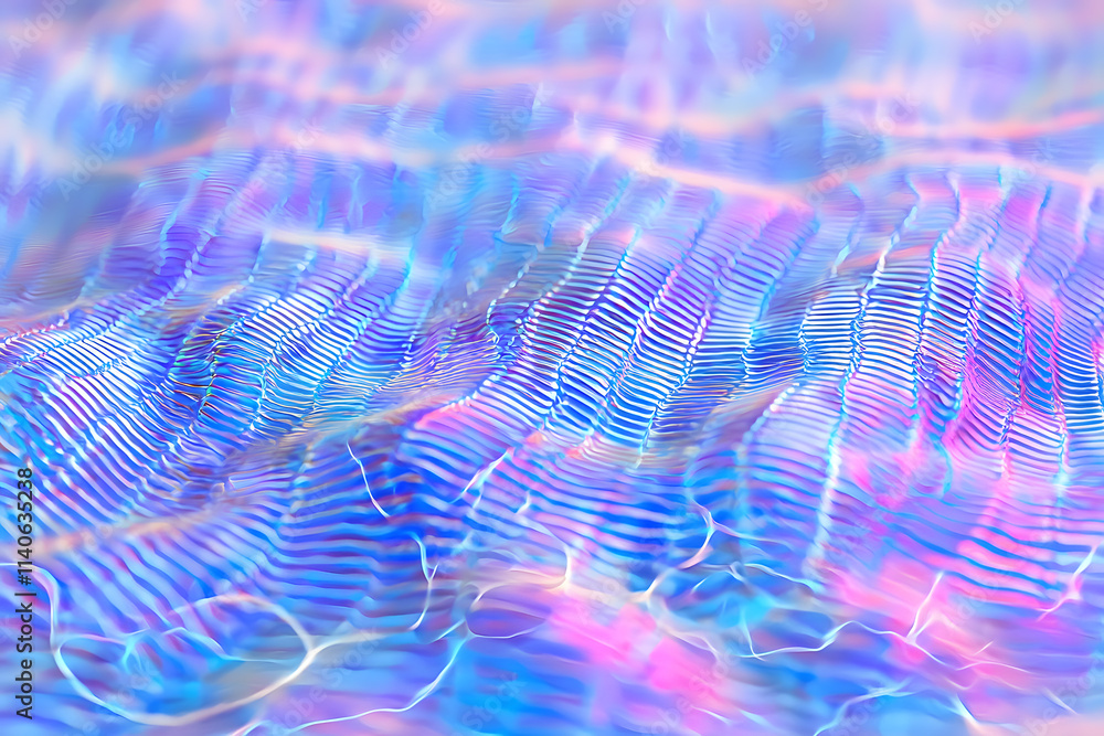 Poster dynamic water surface patterns abstract art digital imagery colorful environment close-up view fluid