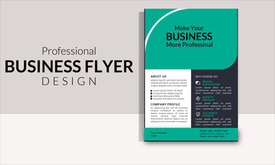 Modern business card design template layout