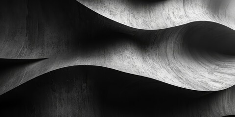 monochrome flow, grainy noise, uncluttered design, Generative AI