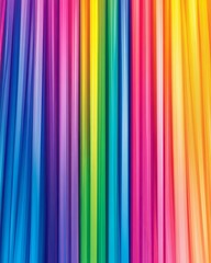 Obraz premium Vibrant Rainbow Gradient with Colorful Streaks
