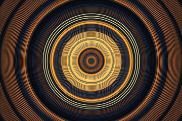 Abstract mandala style circles in orange and turquoise for meditation and spiritual focus