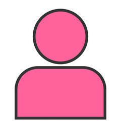 pink person icon