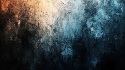 Abstract blue and orange grunge texture.