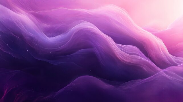Abstract dreamy purple gradients with subtle highlights, Generative AI