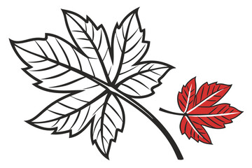 A minimal leaf icon composed of just a simple outline, with no fill inside the shape. Use bold, clean lines and a vibrant green color to make it stand out. Black Color and White Background