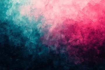 Obraz premium teal green pink surreal grainy hue shift backdrop textured noise effect summer, Generative AI