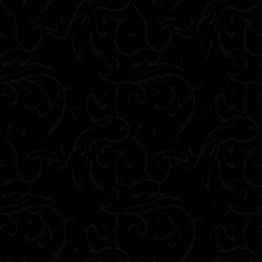 Dark Elegance: Abstract Swirls Pattern 