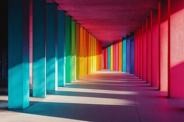 space tones with deep vibrant colors, Generative AI