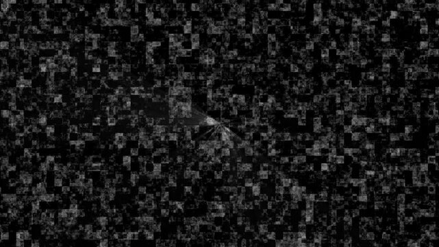 black and white background. Seamless - Halftone dots motion background, Dot cartoonist background, Halftone comic dot animation. 