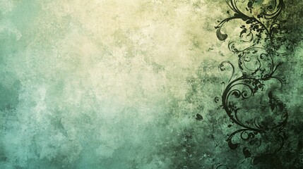 Serene Turquoise Background with Gentle Swirls