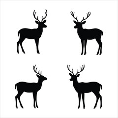 Deer Vector art silhouette