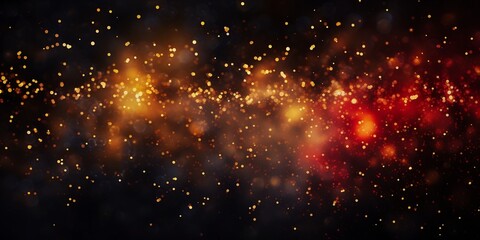 Fototapeta premium Mesmerizing Cosmic Explosion of Glittering Lights on Dark Background