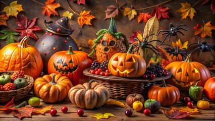 Spooky Halloween Decorations: Drawings & Sketches for Festive Autumn Decor