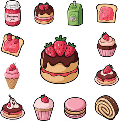 Cute Food Stickers for Kids Kids Snack Stickers for Food Containers