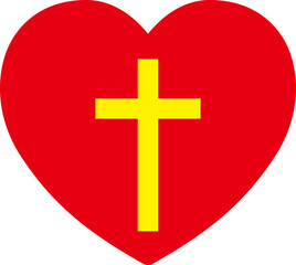 하트 십자가