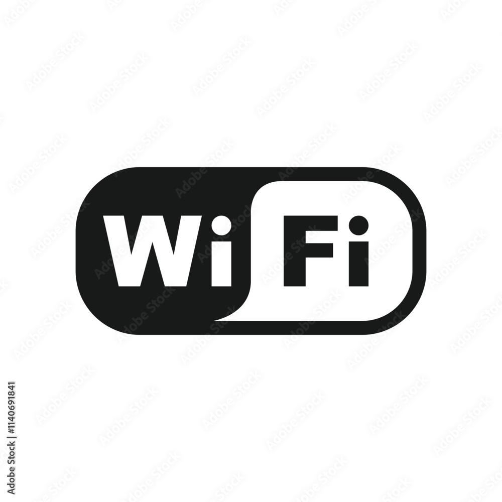 Poster set of wifi symbol. wireless area vector.