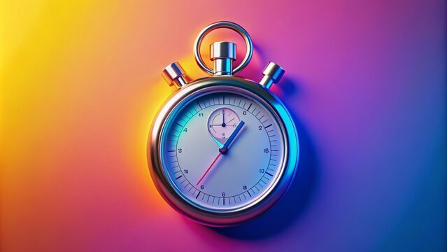 Stop Watch Logo Design: Minimalist Timer Branding,  Clock Graphic, Time Management Symbol, Stopwatch Image, Professional Chronometer Illustration