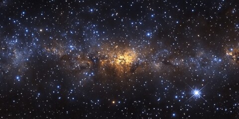 Obraz premium star clusters with deep space textures, Generative AI