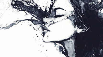 White background for design. Ashen. Illustration