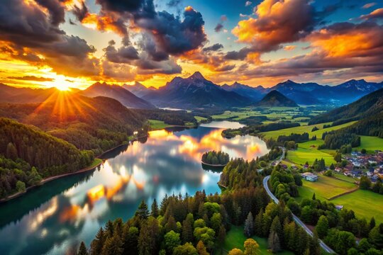Stunning Aerial Photography Wallpapers: Full HD Best Landscape Views