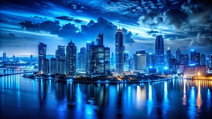 Stunning Blue Night Photography Backgrounds: Celestial Nightscapes, Dark Blue Backdrops, Night Sky Images