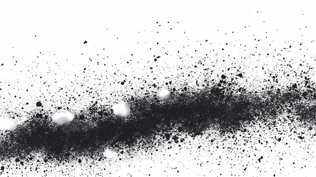 Black and white ashen texture gradient background with abstract noise pattern. Ashen. Illustration