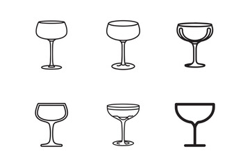 Glass, icon, glass, glass cup, which can be easily edited and resized, modern vector graphic logo template