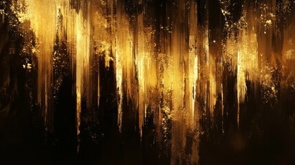 Golden abstract art creation digital studio visual artwork contemporary design artistic expression luxury aesthetic