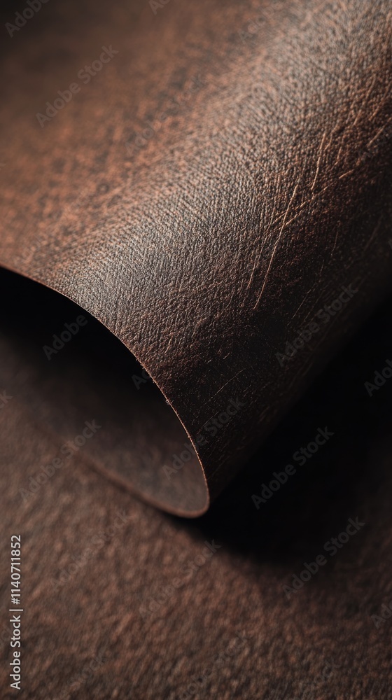 Poster rich dark brown paper texture with visible fibers create a luxurious and warm aesthetic for various 