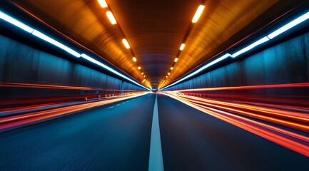 Fototapeta premium fast moving train