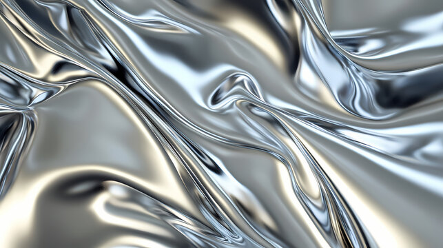 Shiny brushed silver metal surface texture background reflective metallic material abstract. Reflective. Illustration