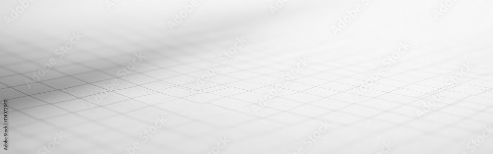 Poster Clean white paper texture featuring a faint grid pattern suitable for various artistic and writing projects